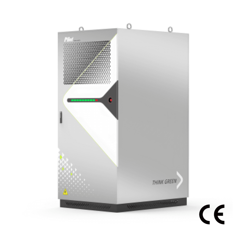 BESS PL-EL-100/209 y PL-EL-125/261 - Gabinetes BESS comerciales e industriales todo en uno con capacidad de 209 kWh o 261 kWh para reduccion de picos, respaldo e integracion solar.