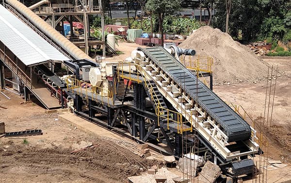 Mobile Crushing Line Project by Guangxi Endi Mining Co. LTD (GXEM), South Africa source image 3