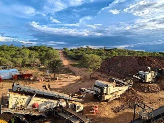 Zimbabwe Gold Mining Mobile Crushing Project
