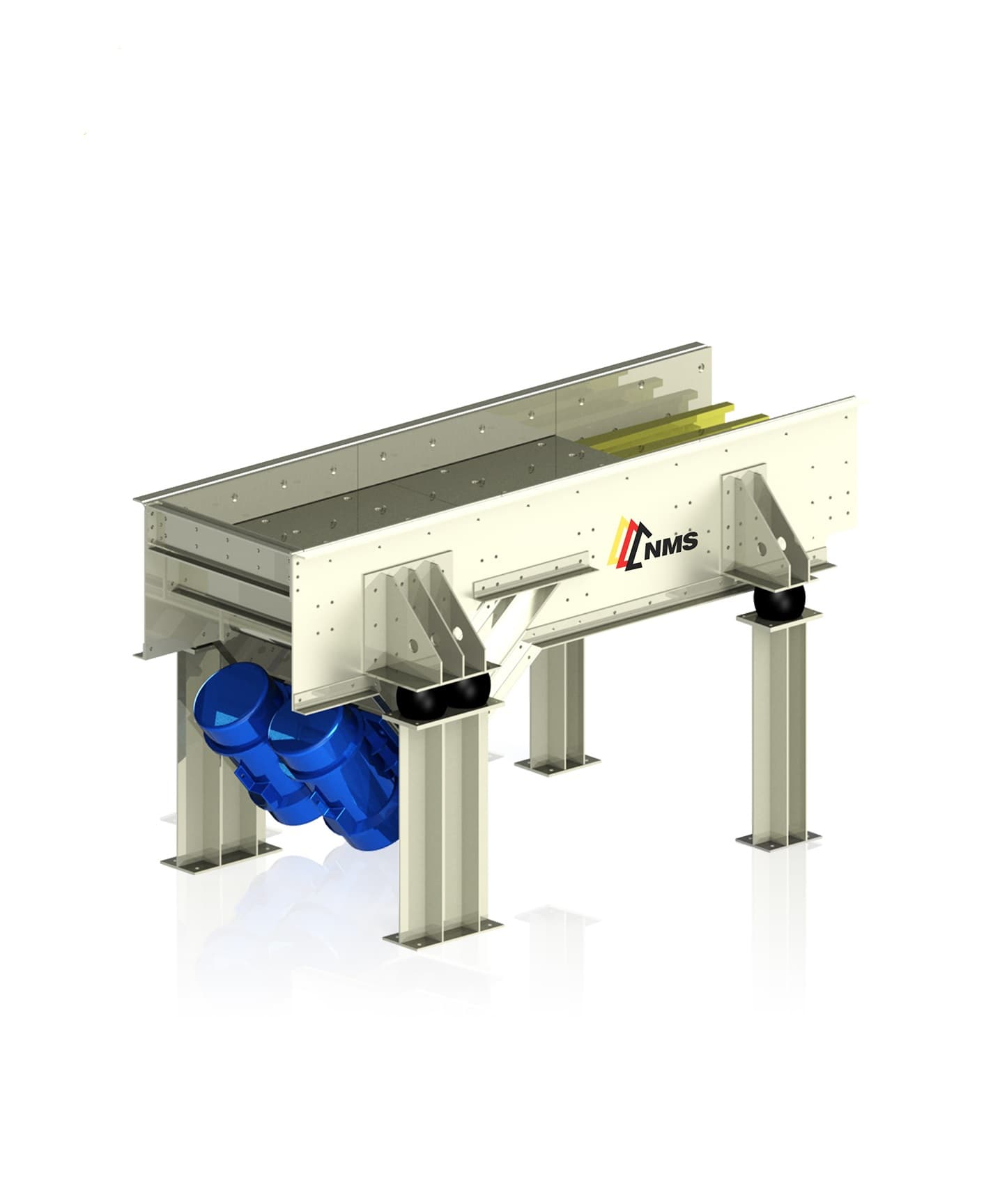 Alimentador Grizzly Serie GPF - Alimentador grizzly con motor vibratorio para trituracion primaria y plantas moviles.